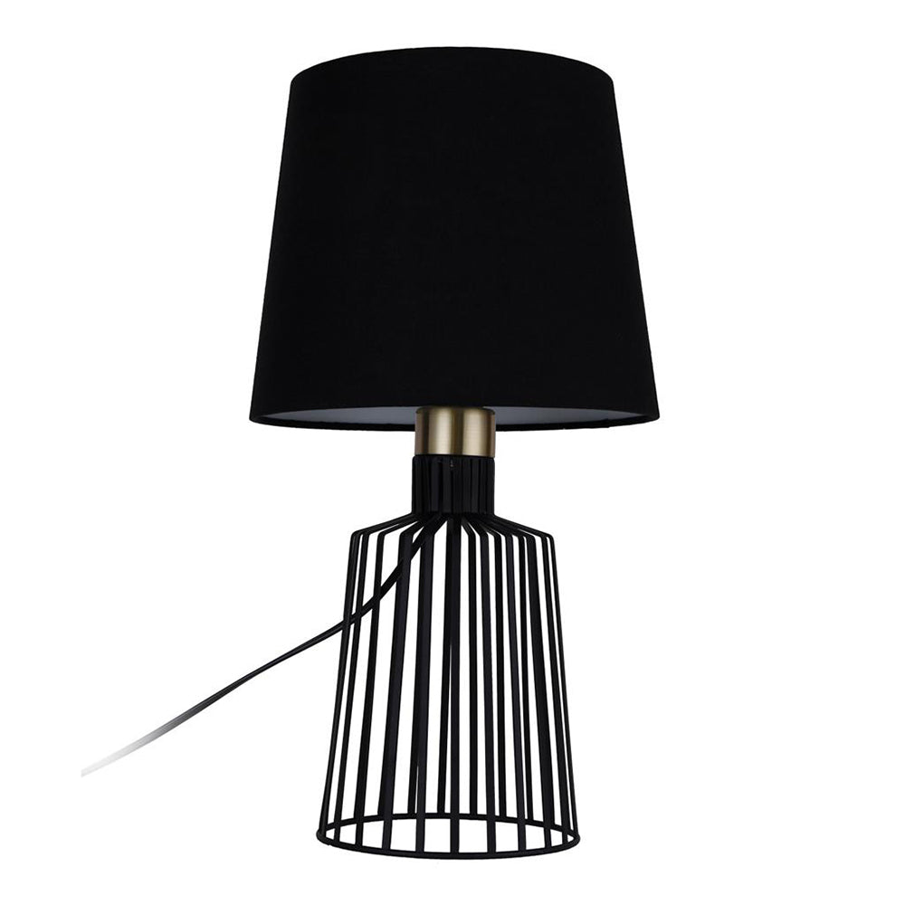 Buy Table Lamps Australia Ashley Table Lamp W160mm Black Metal - 22512