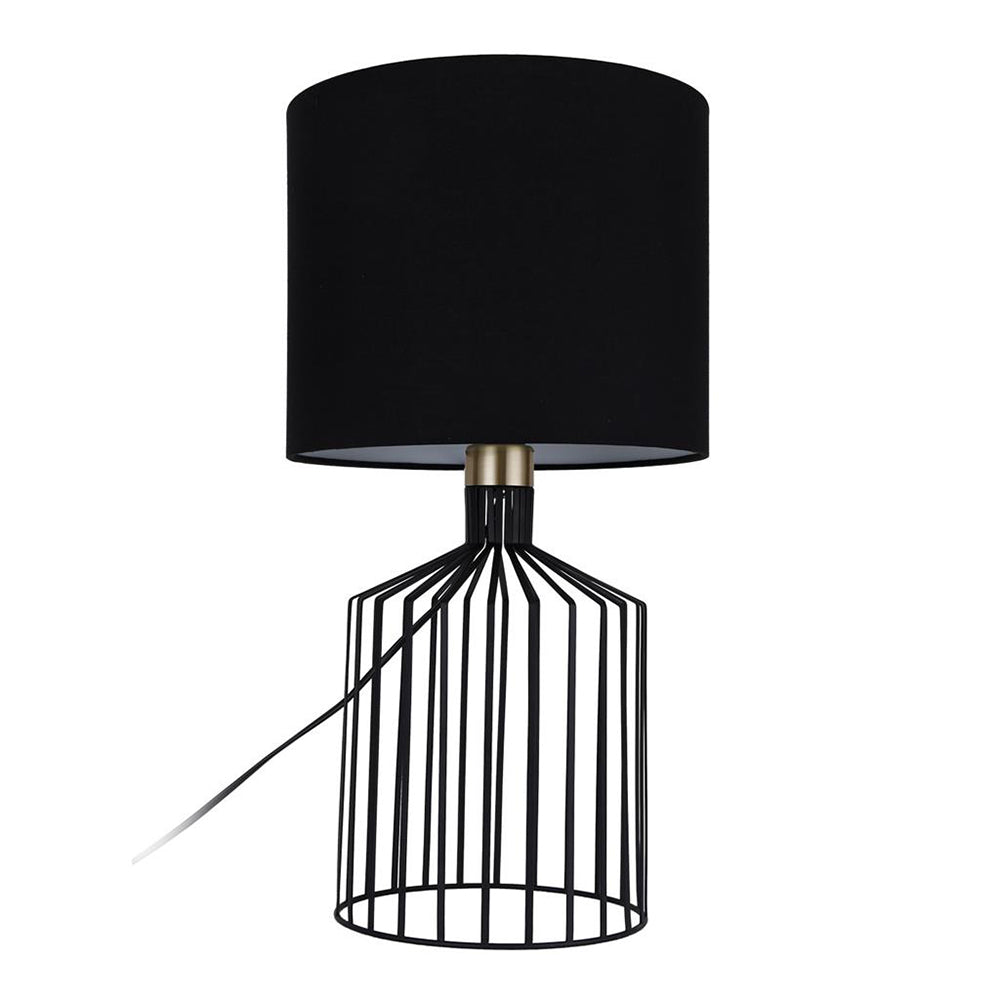 Buy Table Lamps Australia Ashley Table Lamp W220mm Black Metal - 22513