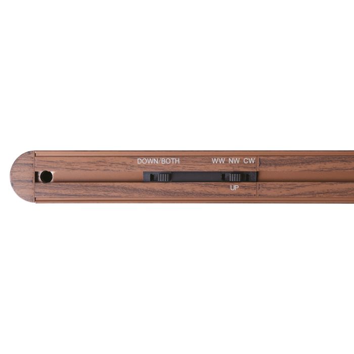 Climene III 1200mm LED Pendant Light 26W Tri Color Dark Brown & White - 206473