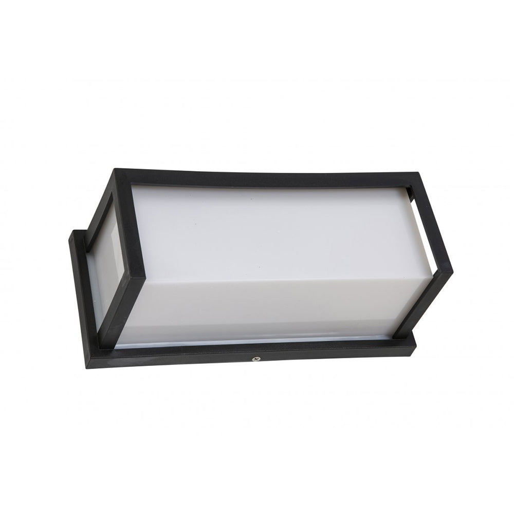 Buy Exterior Wall Lights Australia Fiorentino Lighting - TEKNA 1 Light Wall Light Black Horizontal