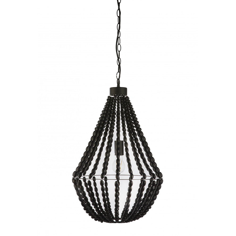 Fiorentino Lighting - AUDRY 1 Light Pendant Black