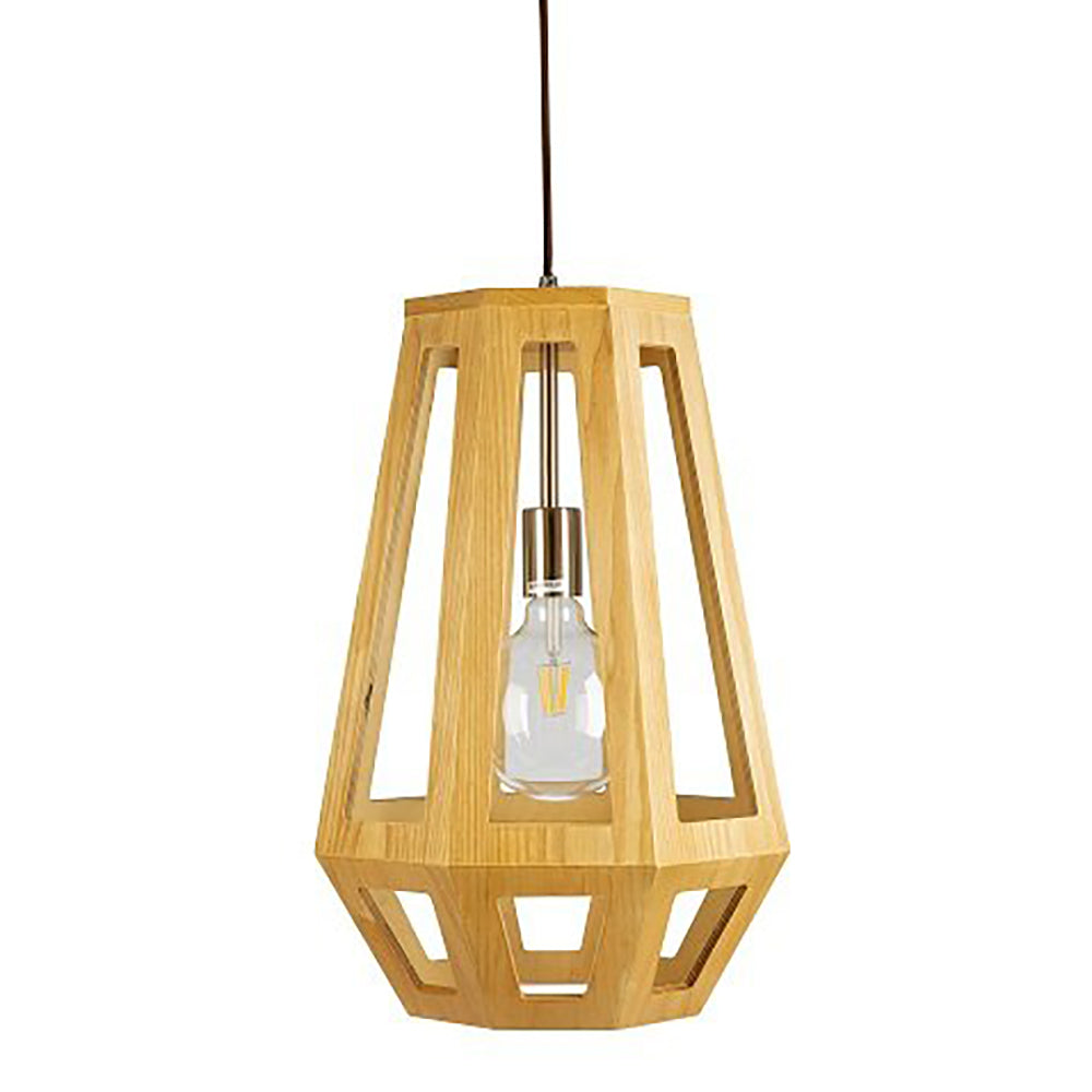 Buy Pendant Lights Australia Fiorentino Lighting - SANTON 1 Light Pendant Medium Wood