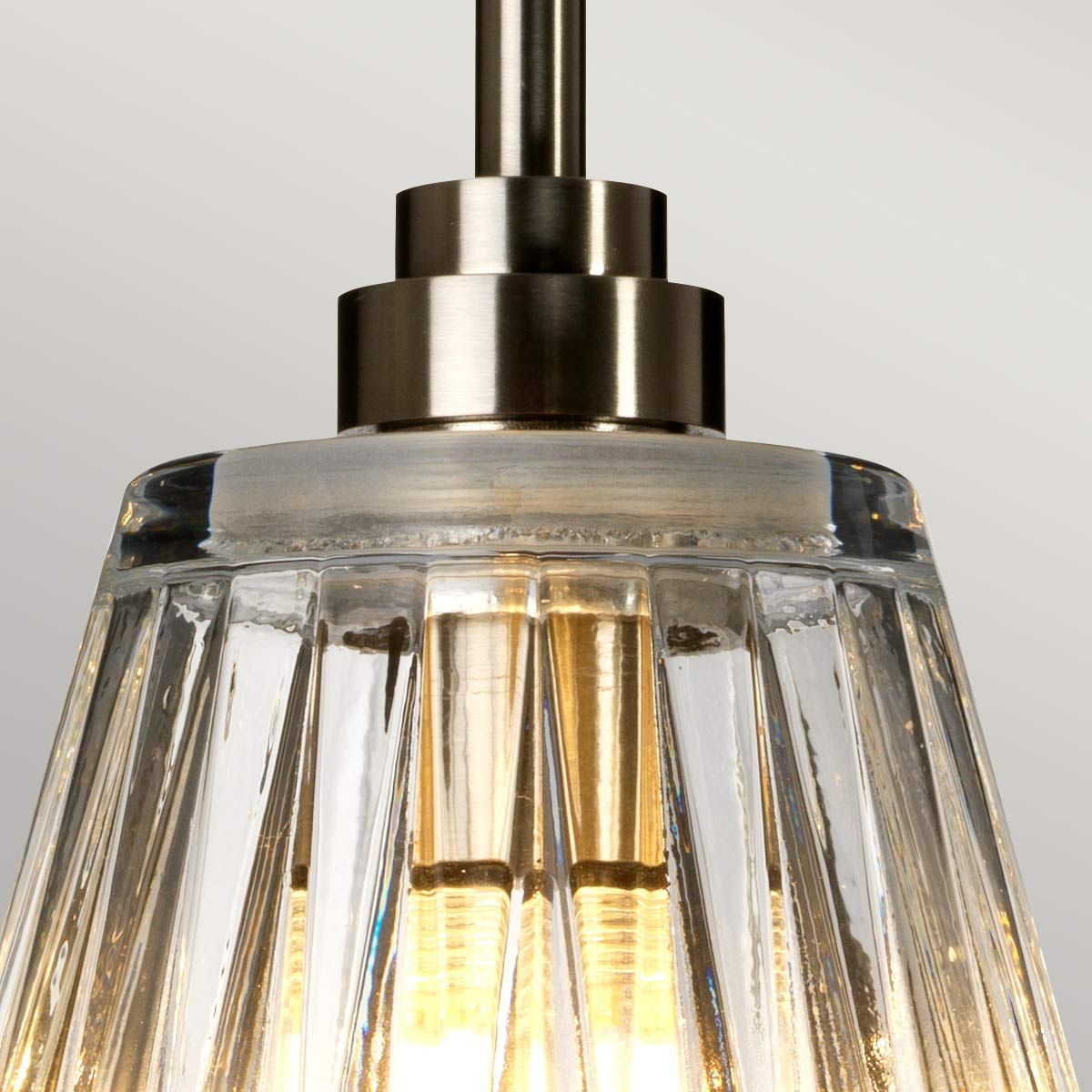 Agatha LED Pendant Light Brushed Nickel - BATH-AGATHA1P-BN