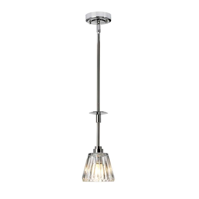 Agatha LED Pendant Light Polished Chrome - BATH-AGATHA1P-PC