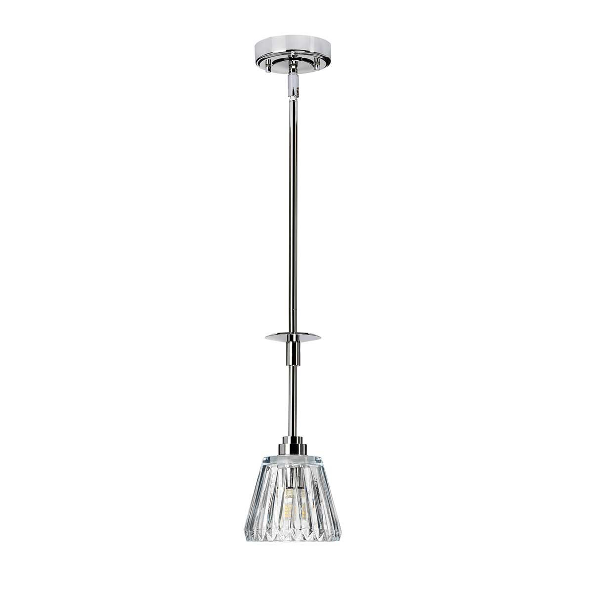 Agatha LED Pendant Light Polished Chrome - BATH-AGATHA1P-PC