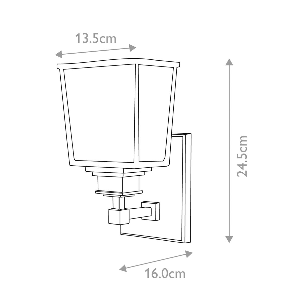 Aylesbury Vanity Light Polished Chrome - BATH-AY1