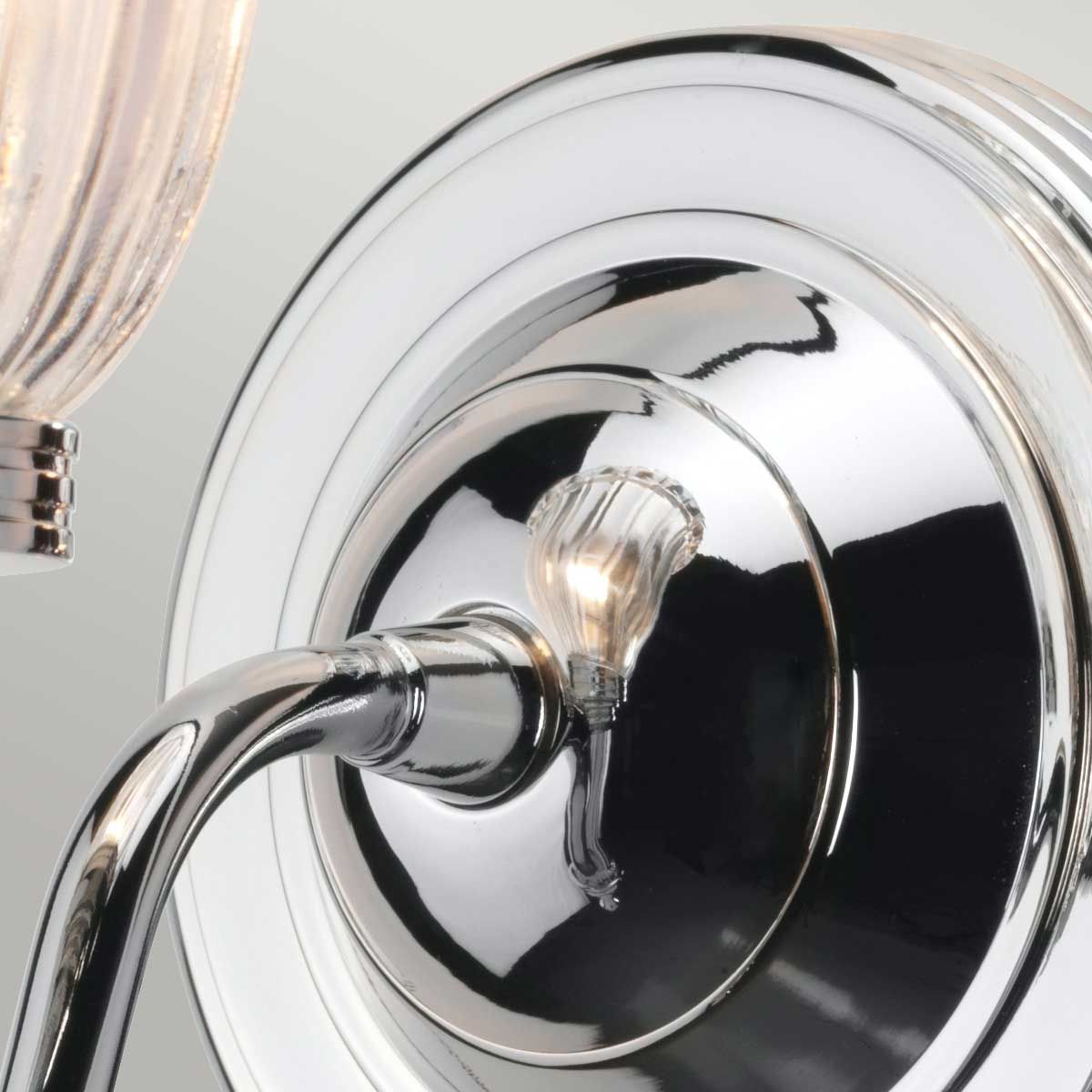 Carroll Vanity Light Polished Chrome - BATH-CARROLL1-PC