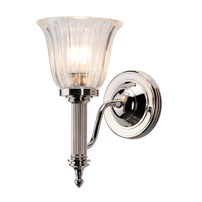 Carroll Vanity Light Polished Nickel - BATH-CARROLL1-PN