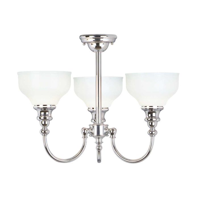 Cheadle 3 Light Semi Flush Mount Light Polished Chrome - BATH-CD3