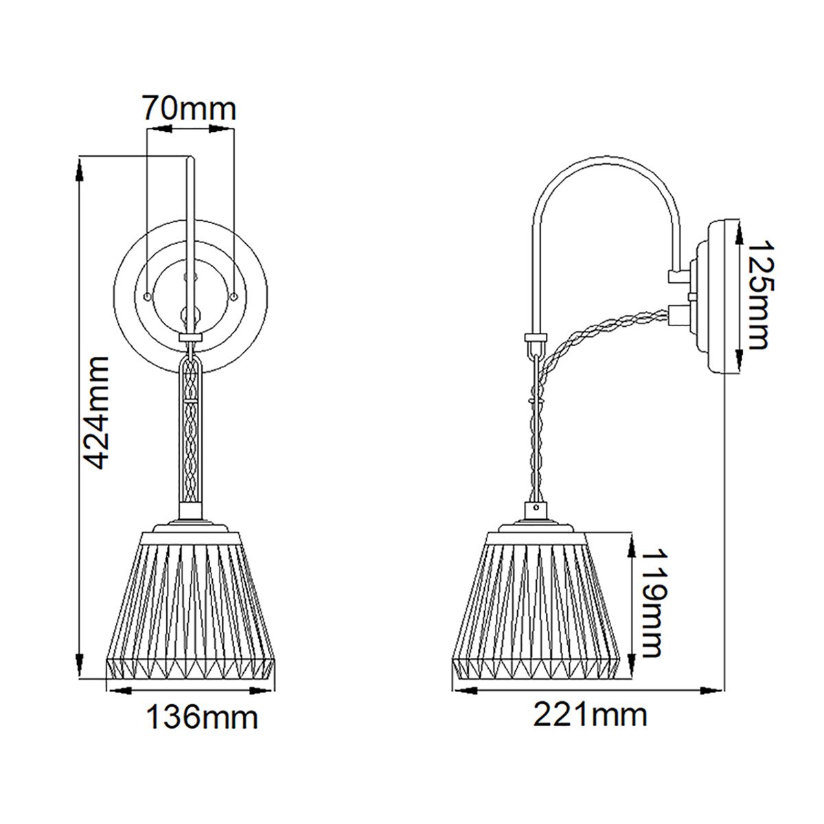 Demelza Vanity Light Polished Brass - BATH-DEMELZA-PB