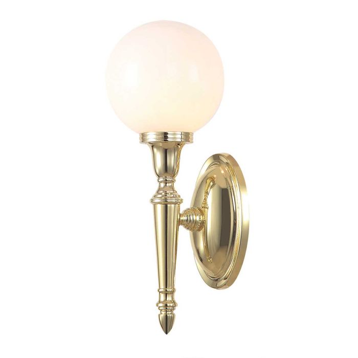 Dryden 350mm Vanity Light Polished Brass - BATH-DRYDEN4-PB