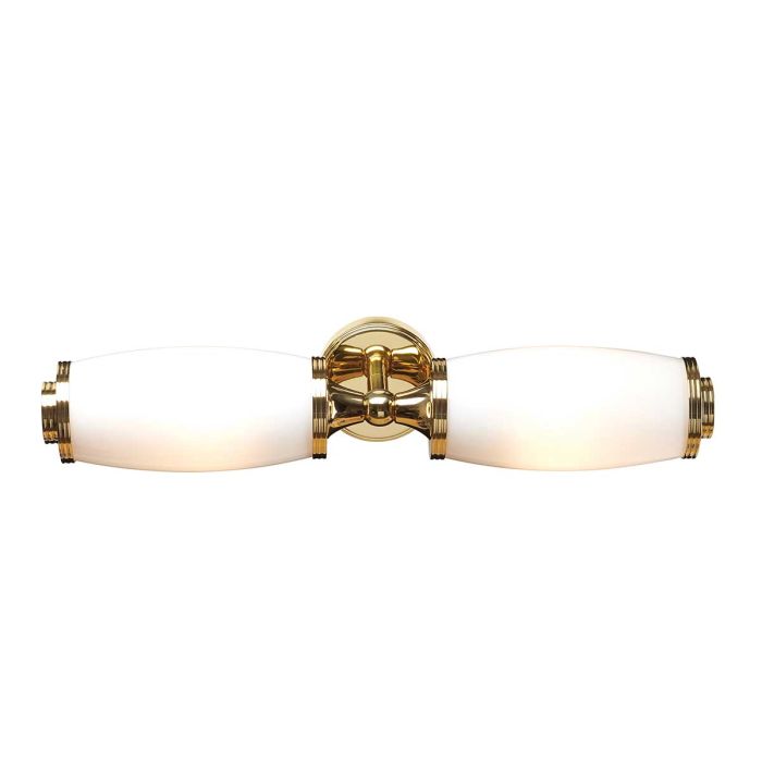 Eliot Double Vanity Light Polished Brass - BATH-ELIOT2-PB