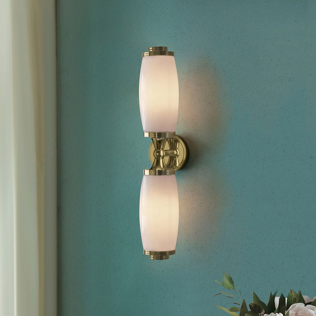 Eliot Double Vanity Light Polished Brass - BATH-ELIOT2-PB