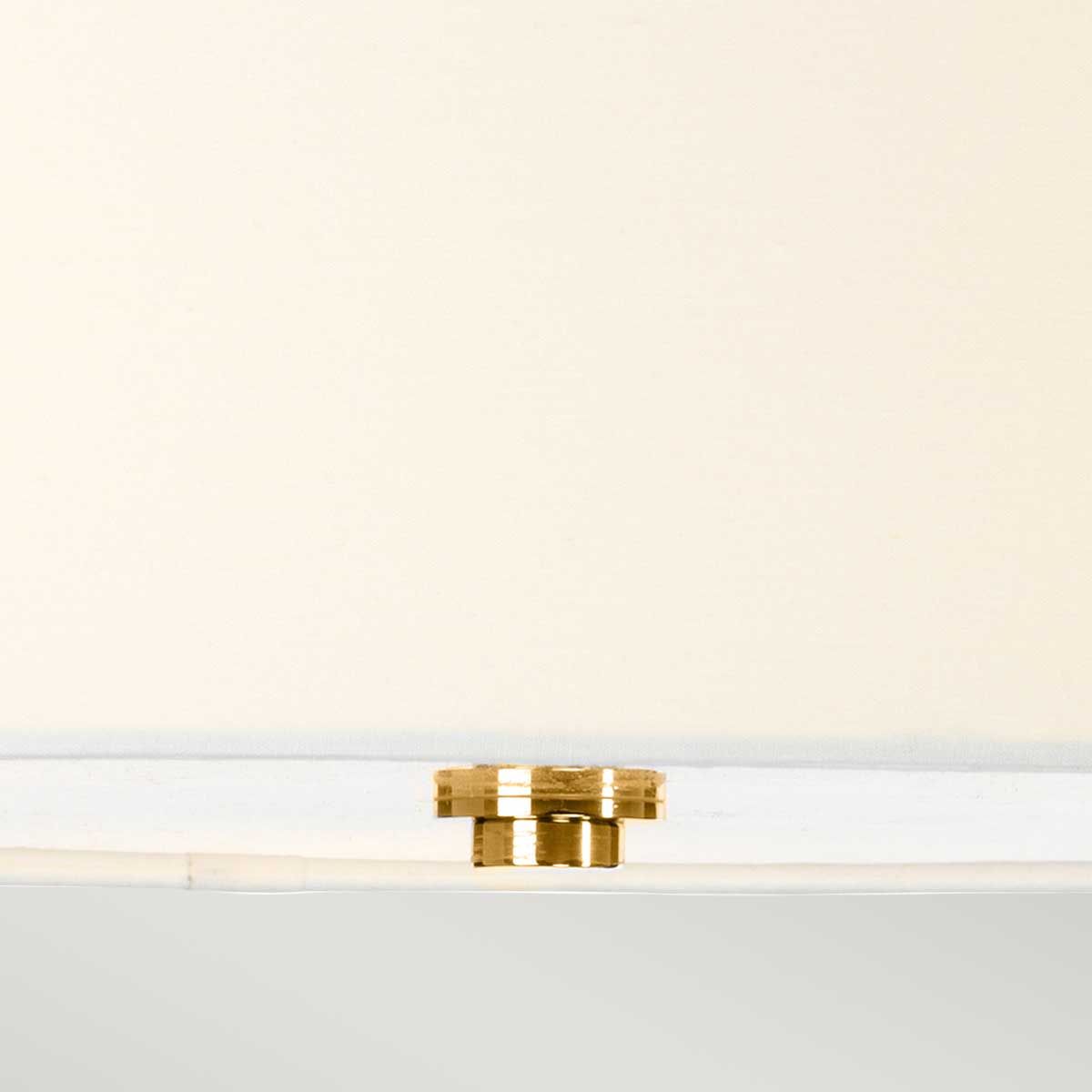 Falmouth Semi Flush 3 Light French Gold & Cream - BATH-FALMOUTH-SF-FG