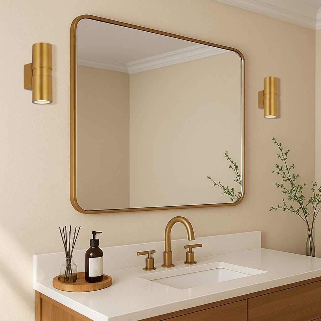 Sarnel Up & Down Wall Light Brass - SARNEL EX2-BRS