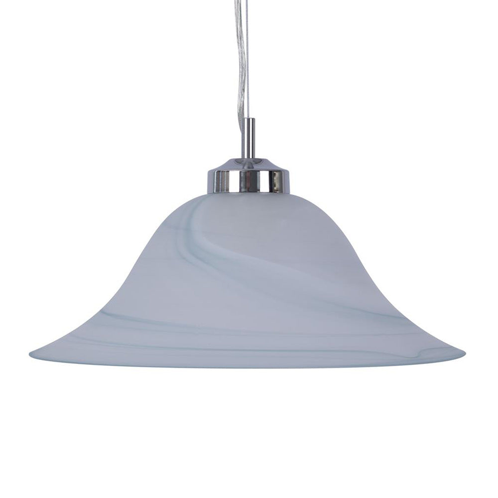 Bela Pendant Light W360mm Blue Glass - 91600