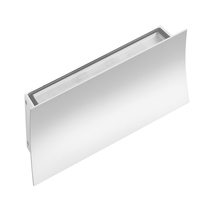 Buy Up / Down Wall Lights Australia Berica Out 3.0 Concave Up & Down Wall Light 15W Aluminium 4000K - BU3010