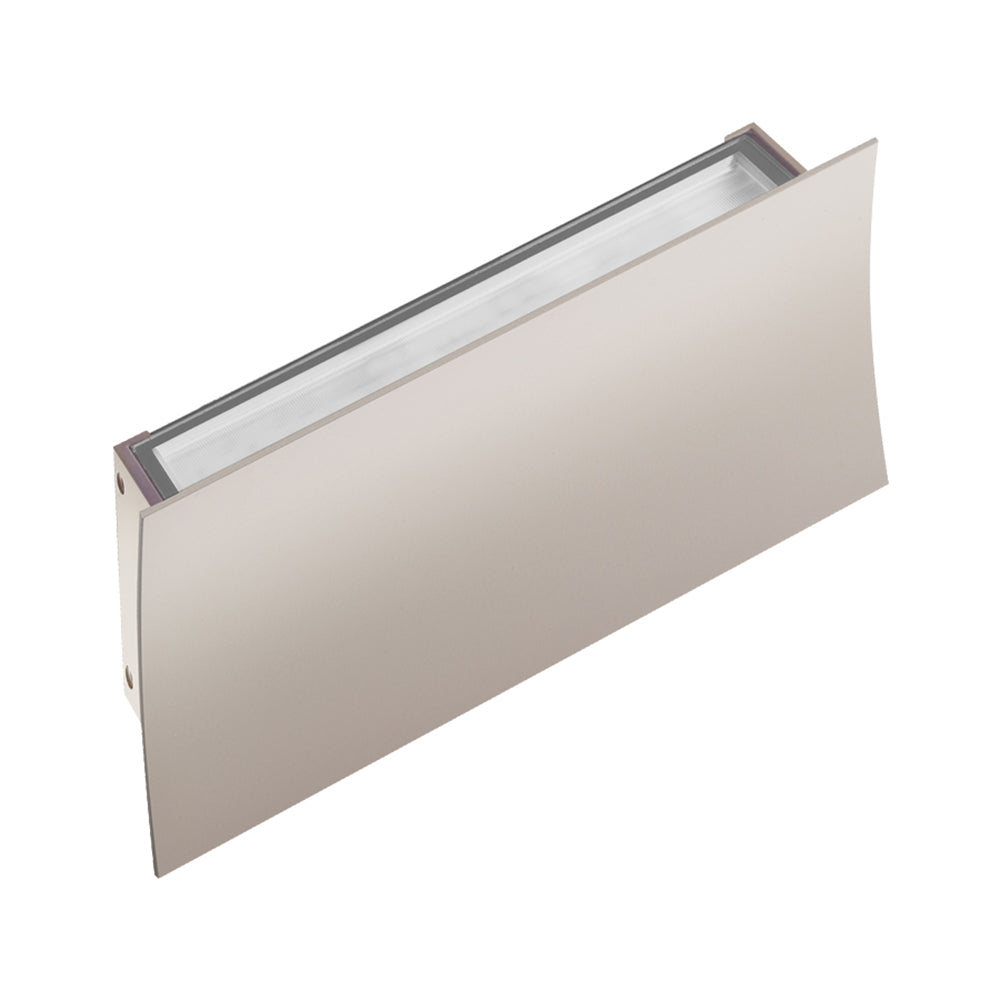 Buy Up / Down Wall Lights Australia Berica Out 3.0 Concave Up & Down Wall Light 15W Aluminium 3000K - BU3010