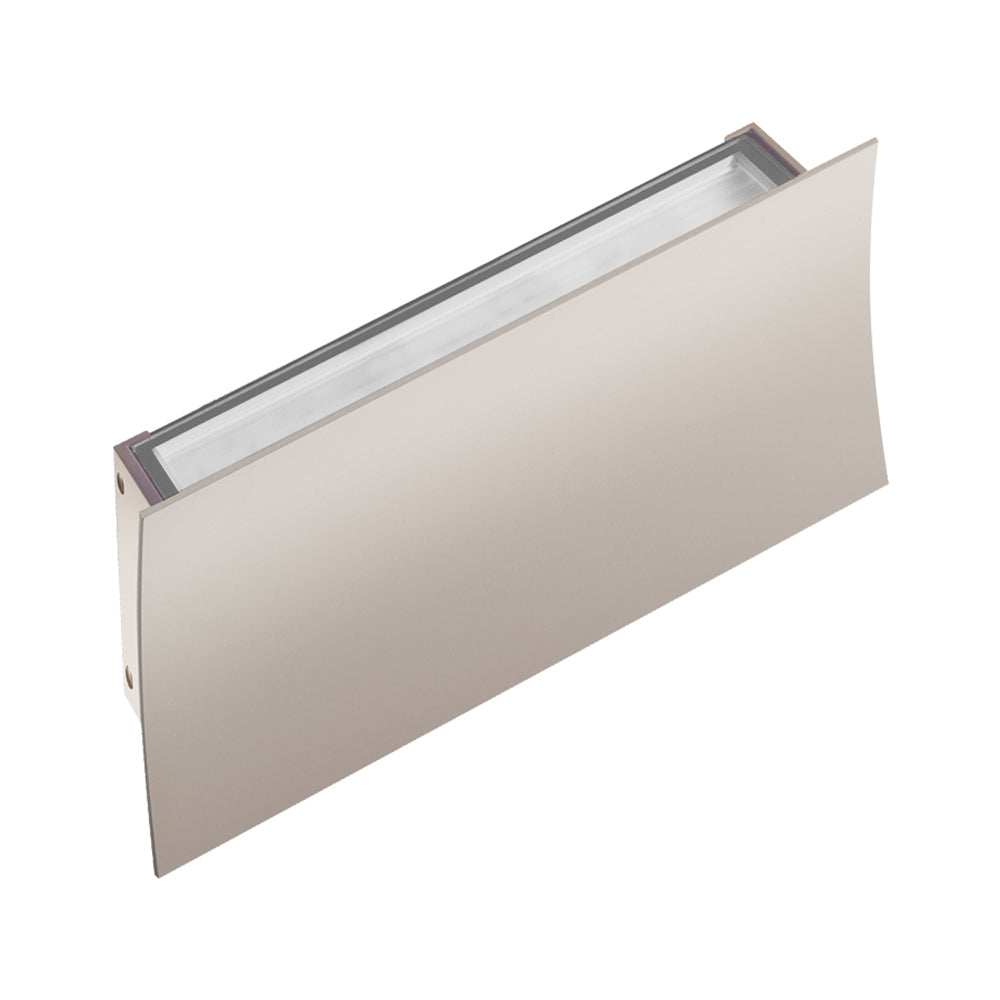 Buy Up / Down Wall Lights Australia Berica Out 3.0 Concave Up & Down Wall Light 15W Aluminium 4000K - BU3010