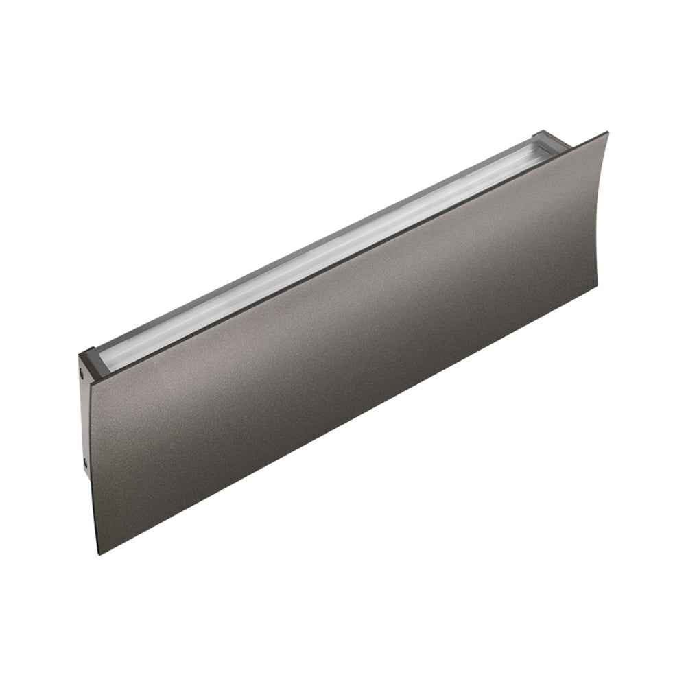 Buy Up / Down Wall Lights Australia Berica Out 3.1 Concave Up & Down Wall Light 30W CRI80 On / Off Aluminium 4000K - BU31100