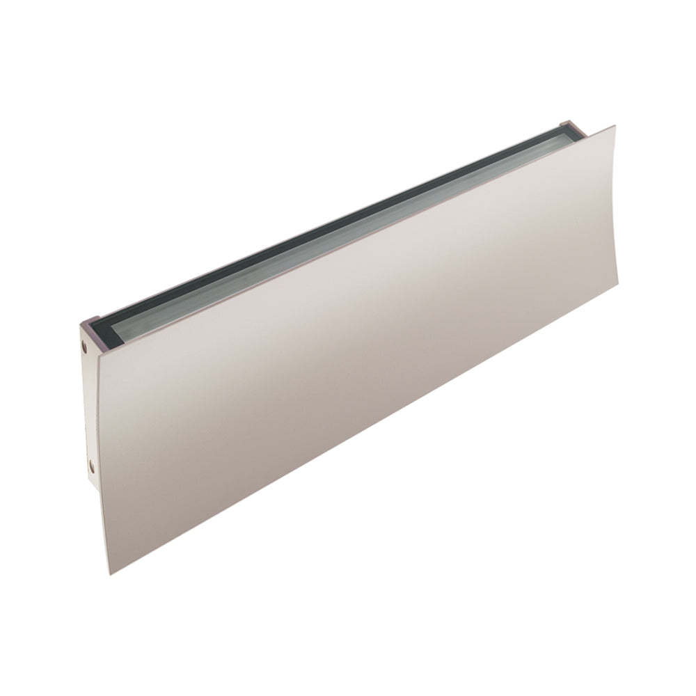 Buy Up / Down Wall Lights Australia Berica Out 3.1 Concave Up & Down Wall Light 30W CRI80 On / Off Aluminium 2700K - BU31100