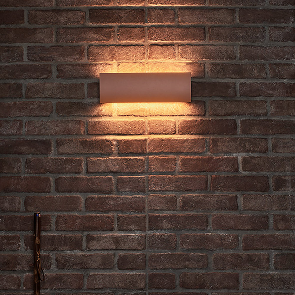 Buy Up / Down Wall Lights Australia Berica Out 3.2 Concave Up & Down Wall Light 56W CRI80 On / Off Aluminium 2700K - BU32100