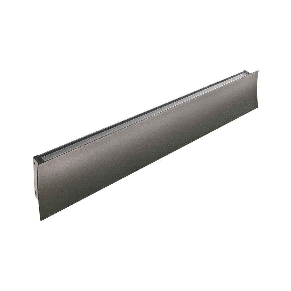 Buy Up / Down Wall Lights Australia Berica Out 3.2 Concave Up & Down Wall Light 56W CRI80 On / Off Aluminium 2700K - BU32100