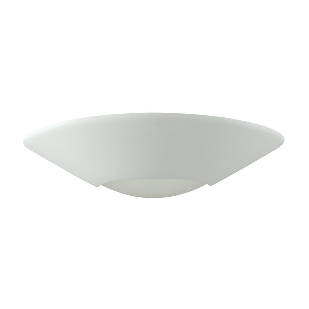 BF-7603 Wall Sconce W420mm White Ceramic Frosted Glass - 11049