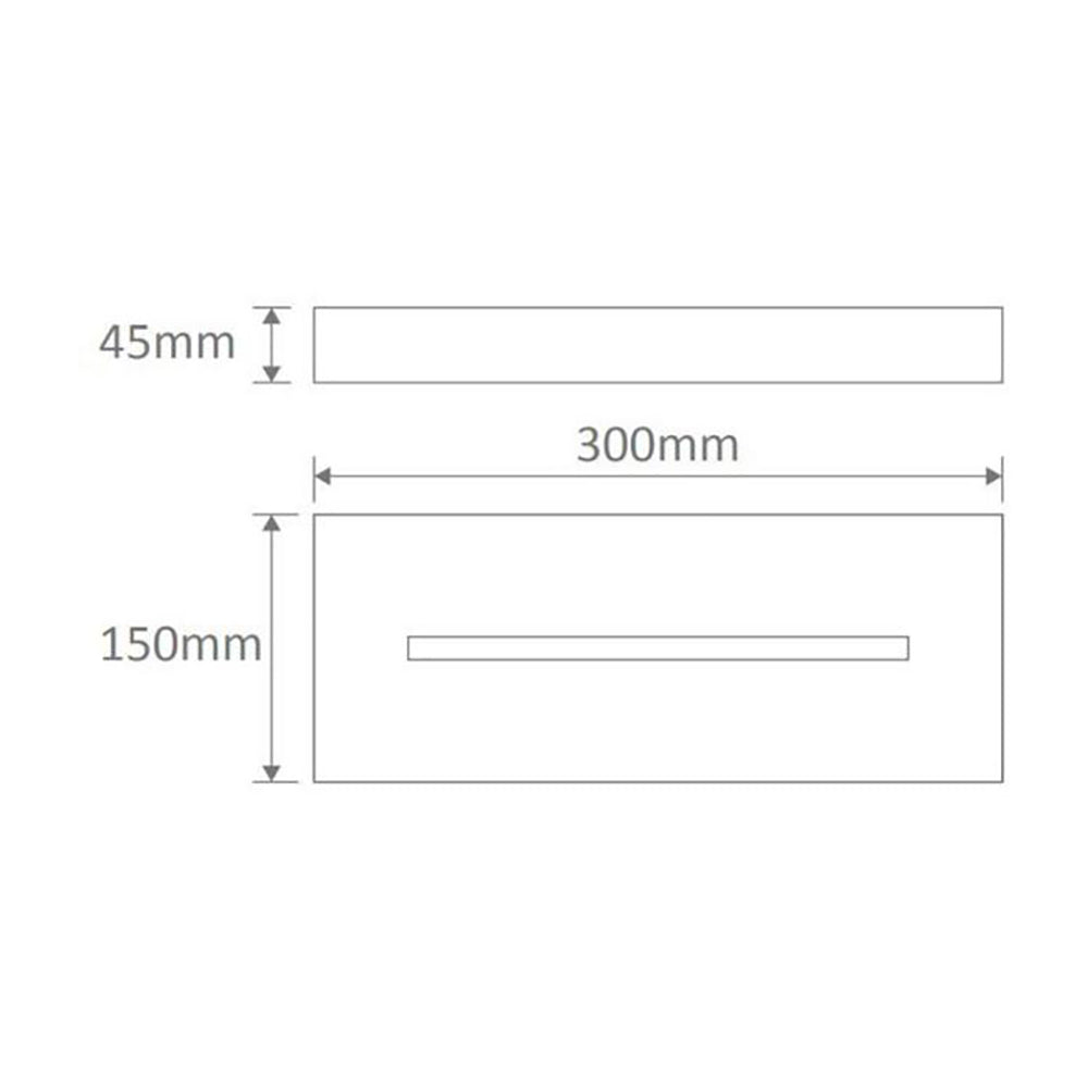 BF-8276 Wall Sconce 2 Lights W300mm White Ceramic Frosted Glass - 11120