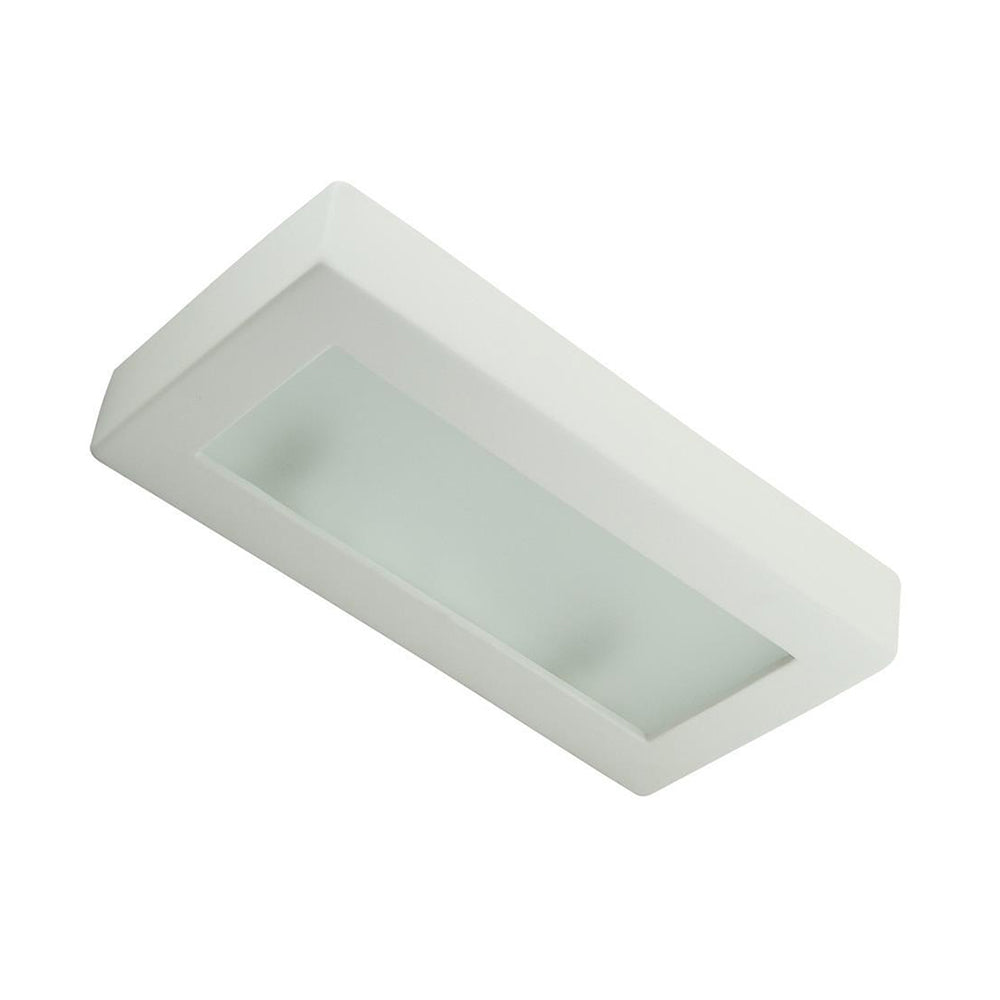 BF-8284 Wall Sconce 2 Lights W300mm White Ceramic Frosted Glass - 11121