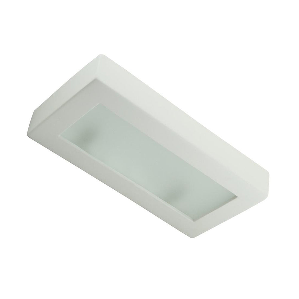 Buy Wall Sconce Australia BF-8284 Wall Sconce 2 Lights W300mm White Ceramic Frosted Glass - 11121