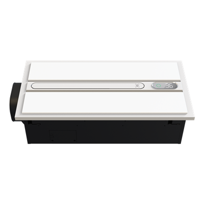 Airsway 6 in 1 Premium Slimline LED Bathroom Heater 25W Tri Color White - 56013