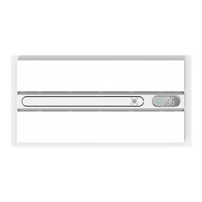 Airsway 6 in 1 Premium Slimline LED Bathroom Heater 25W Tri Color White - 56013