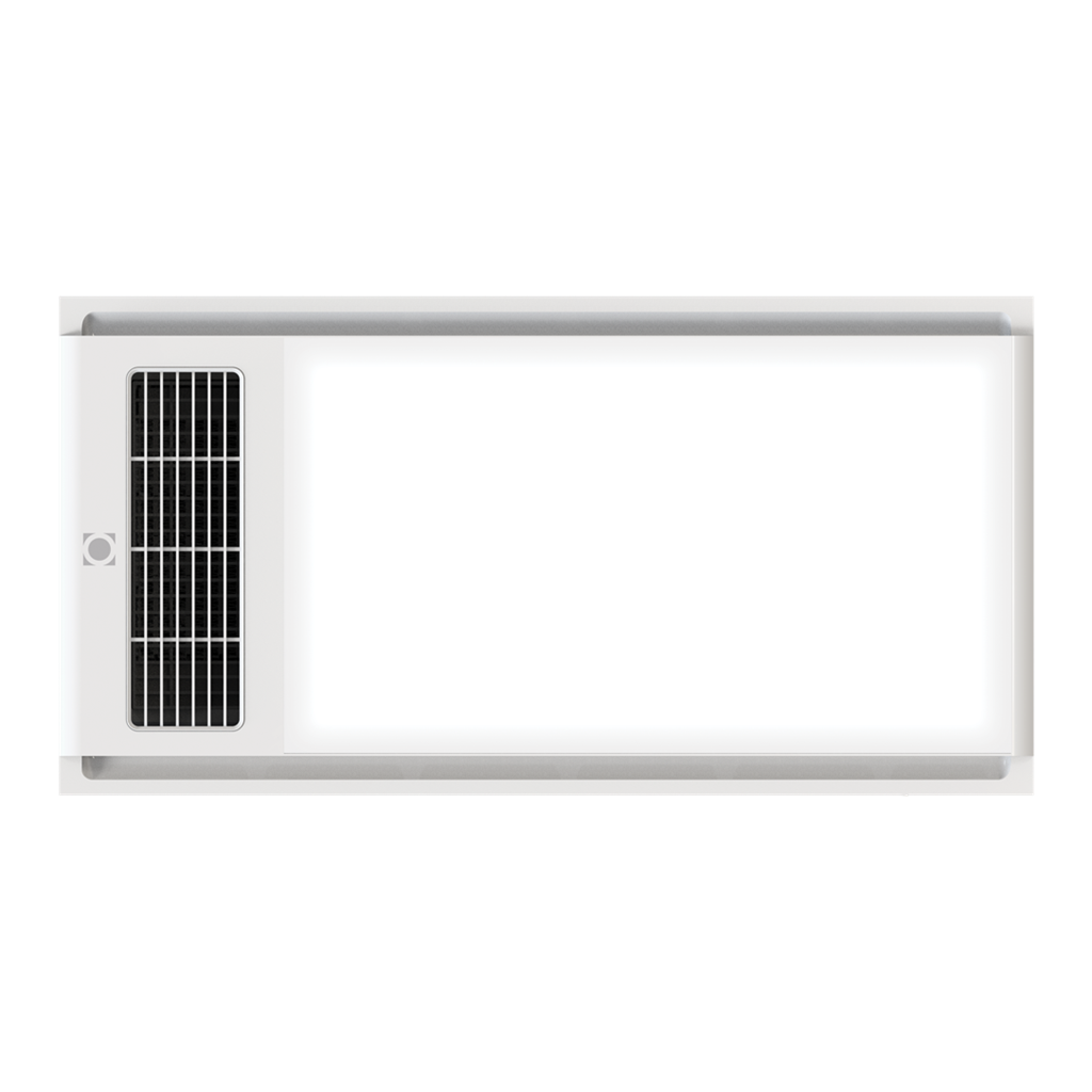 Tropix 4 in 1 Standarad Slimline LED Bathroom Heater 25W Tri Color White - 56017