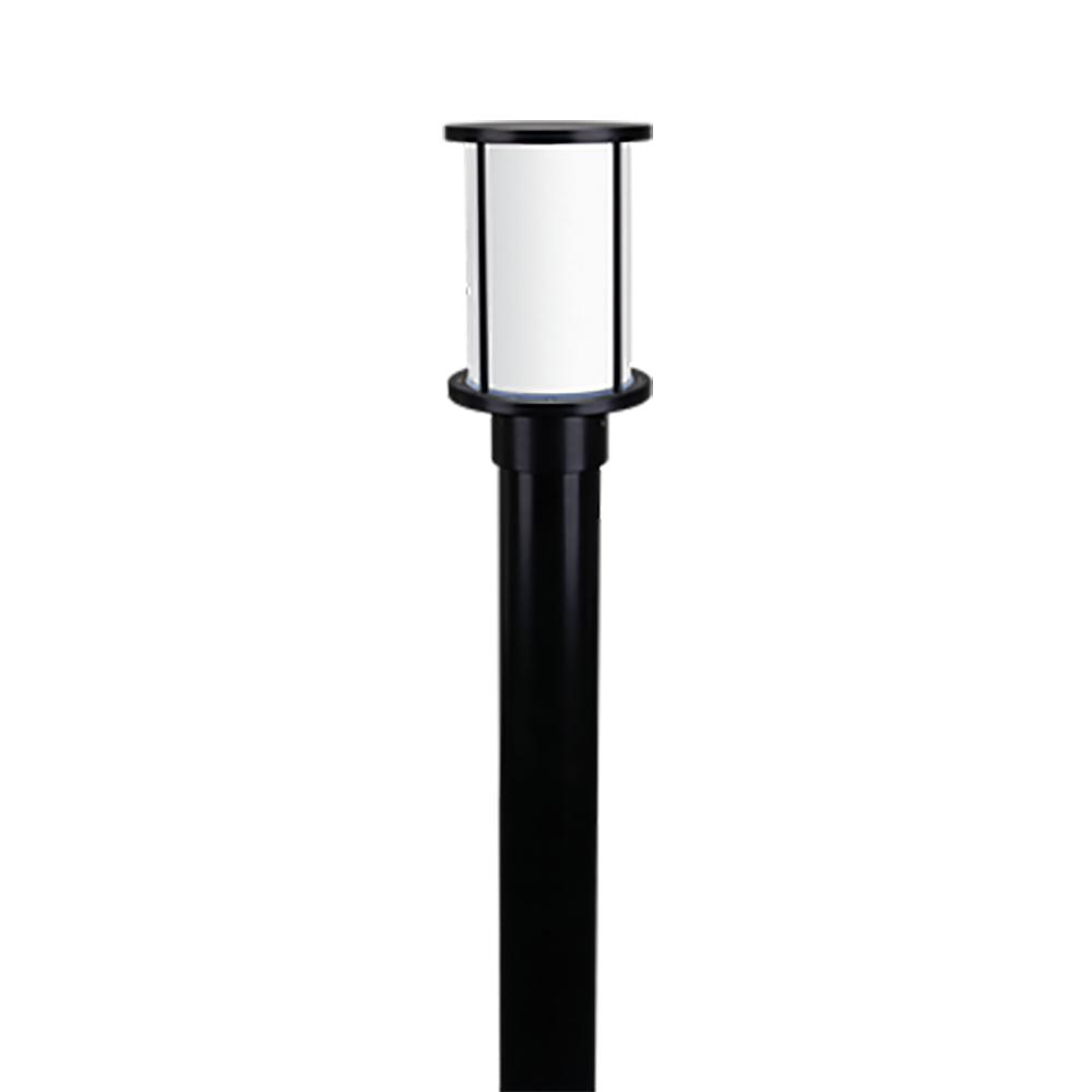 BL-400-KIT Bollard Light KIT W150mm Frost Black Aluminium - 10683