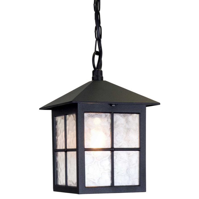 Winchester Ceiling Chain Lantern Black - BL18B-BLACK