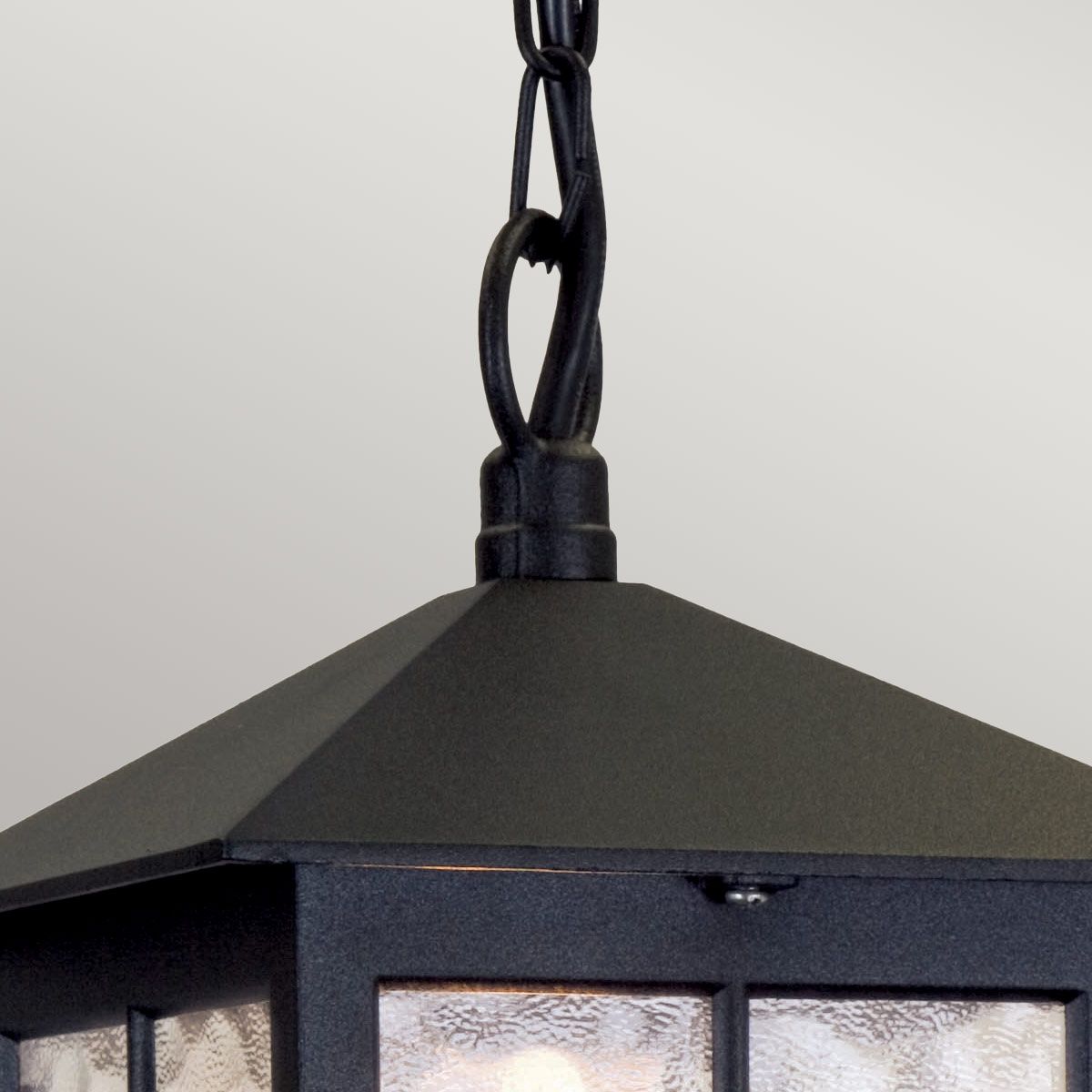 Winchester Ceiling Chain Lantern Black - BL18B-BLACK