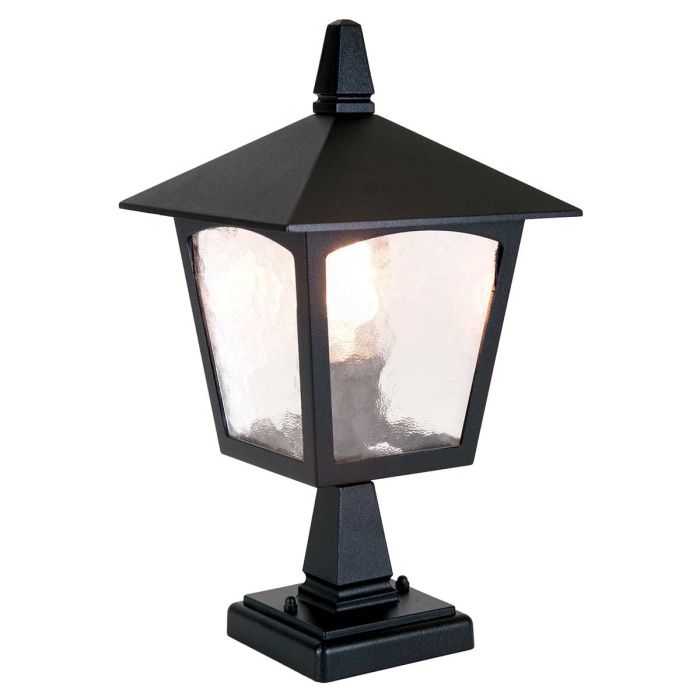 York Pedestal Light Black - BL7-BLACK