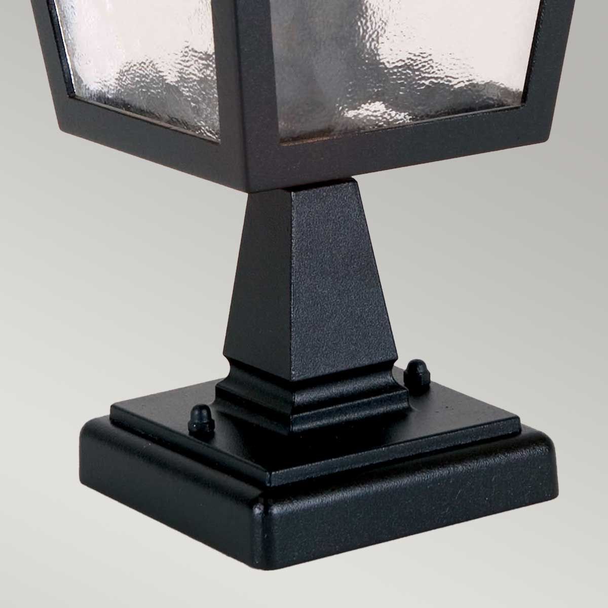 York Pedestal Light Black - BL7-BLACK