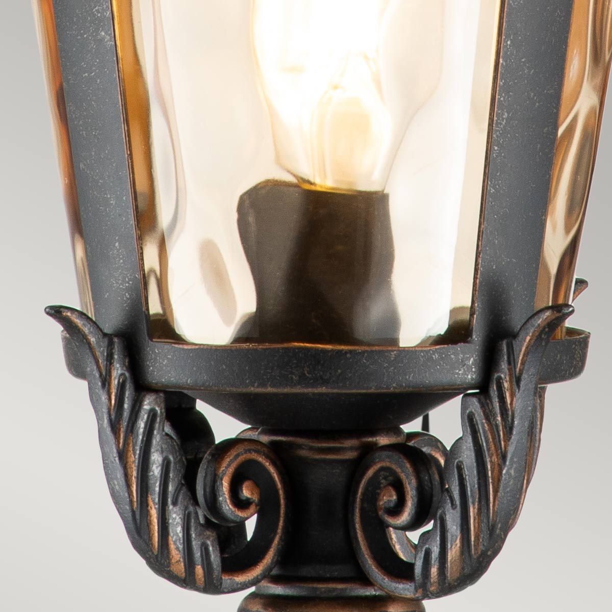 Baltimore Large Wall Lantern Weathered Bronze - BT1-L