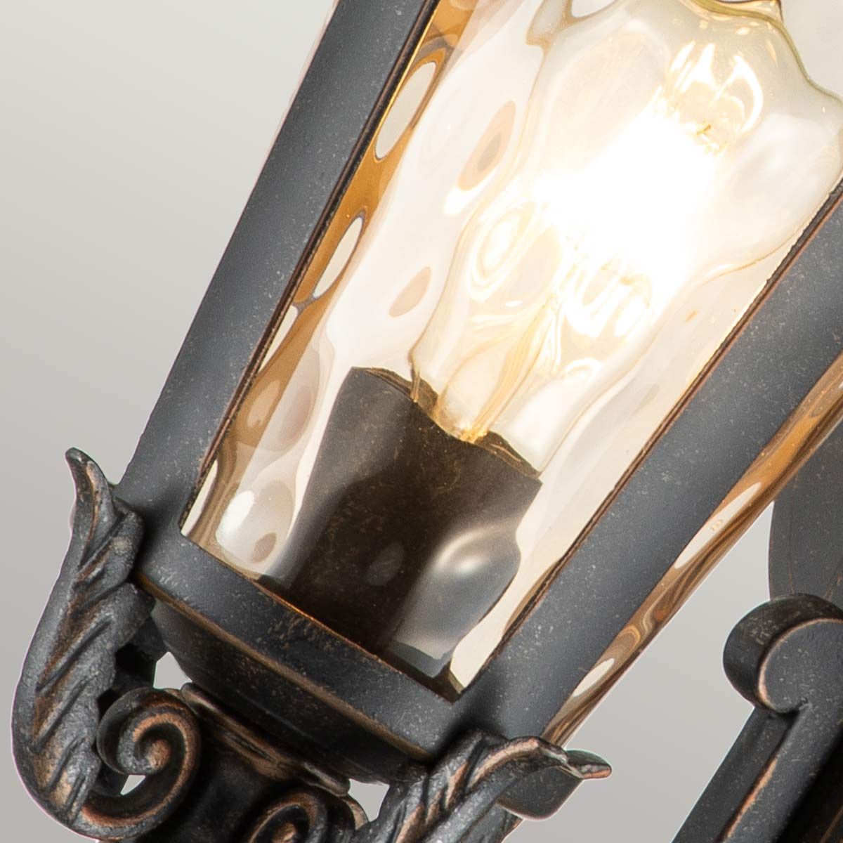 Baltimore Medium Wall Lantern Weathered Bronze - BT1-M