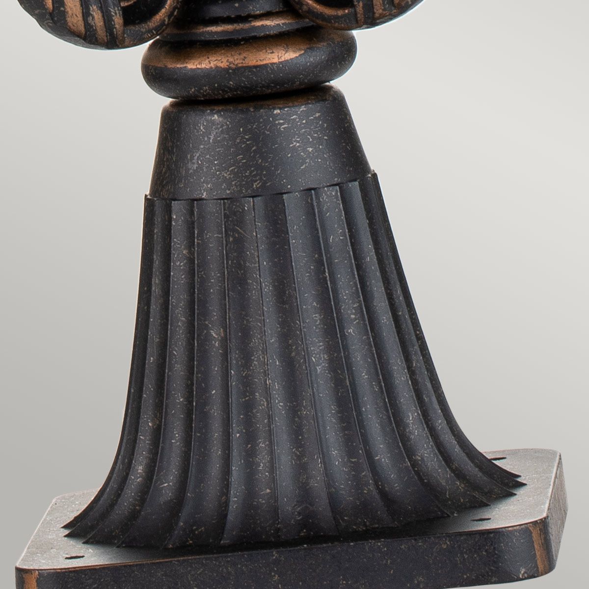 Baltimore Large Pedestal Light Weathered Bronze - BT3-L