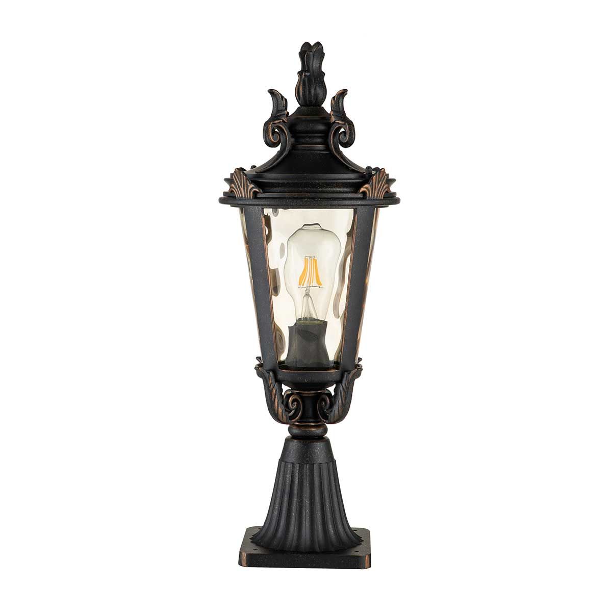 Baltimore Medium Pedestal Light Weathered Bronze - BT3-M