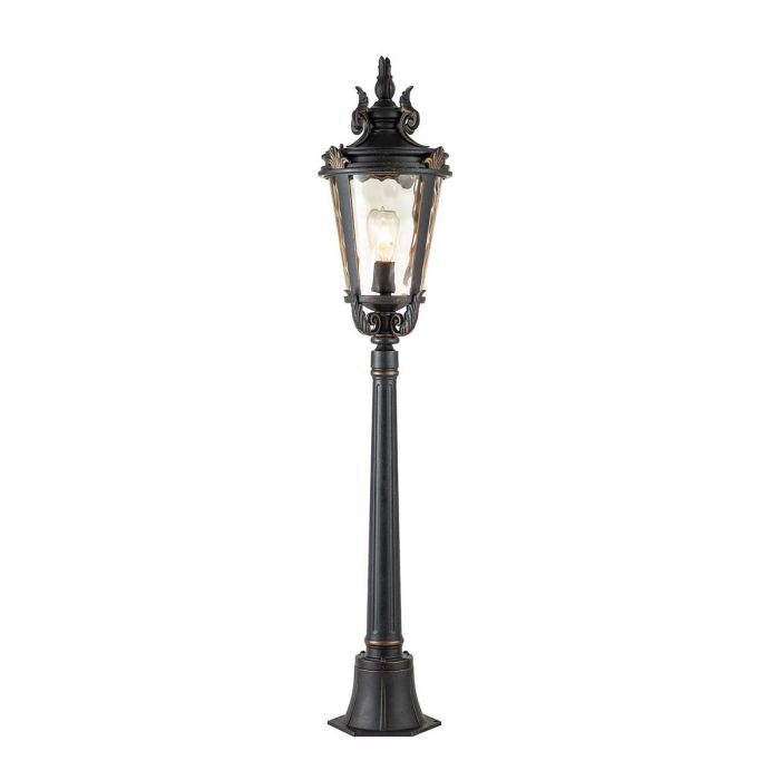 Baltimore Medium Post Light Weathered Bronze - BT4-M