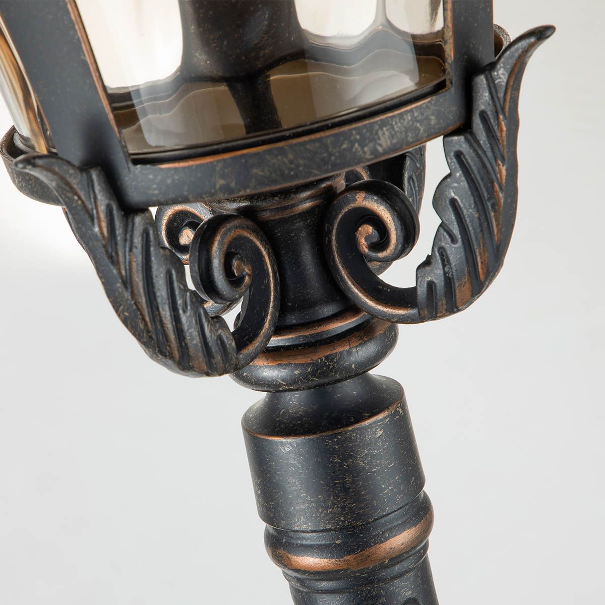 Baltimore Medium Post Light Weathered Bronze - BT4-M