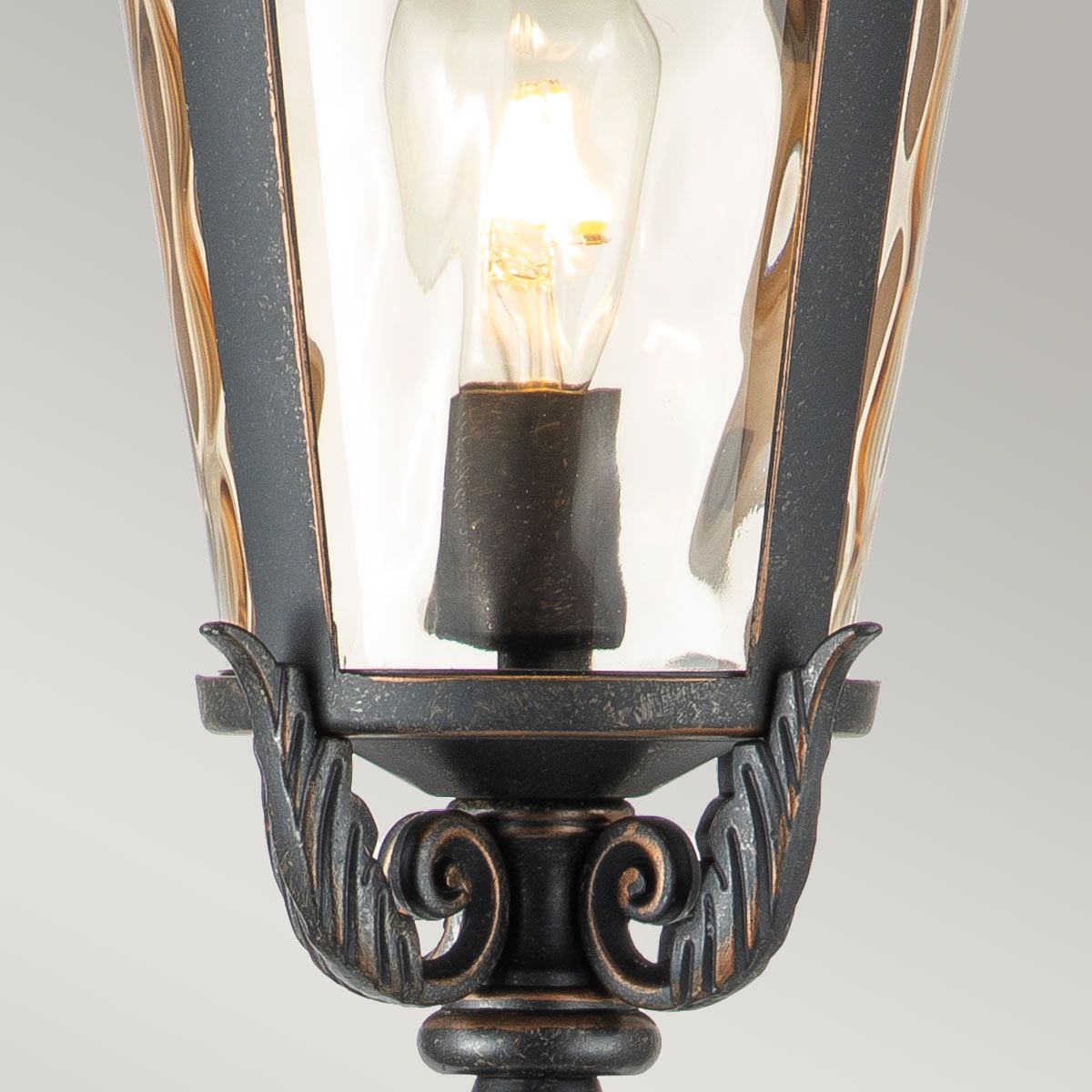 Baltimore Medium Post Light Weathered Bronze - BT4-M