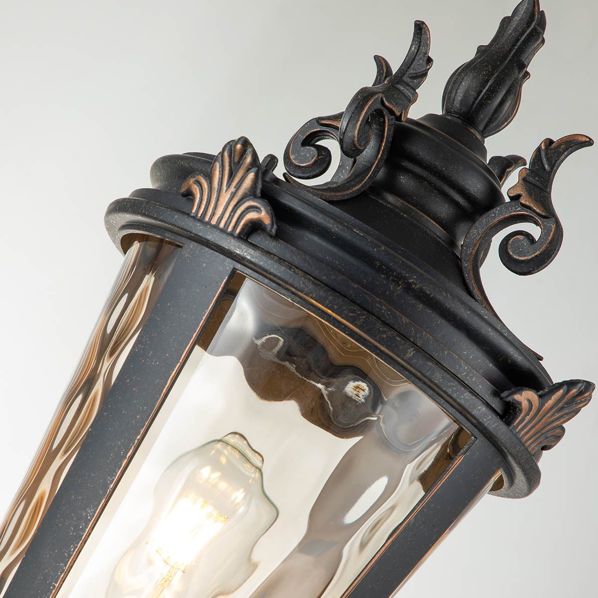 Baltimore Medium Post Light Weathered Bronze - BT4-M