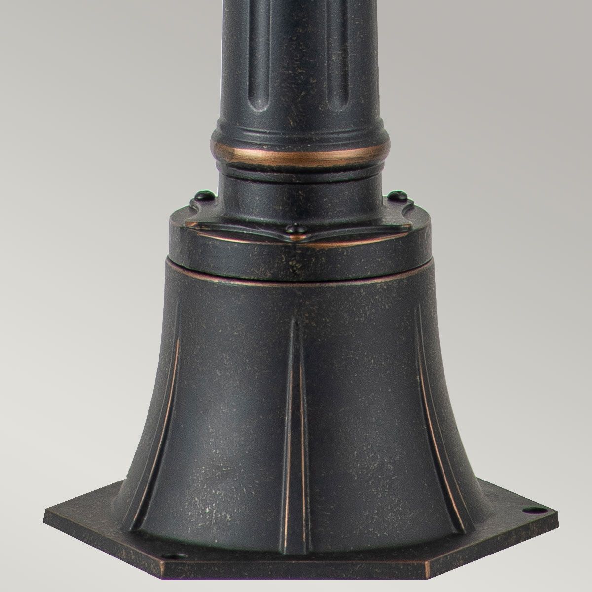 Baltimore Medium Post Light Weathered Bronze - BT4-M