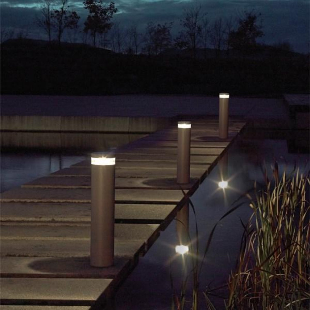 Stavanger Large Bollard Light Aluminium or Graphite