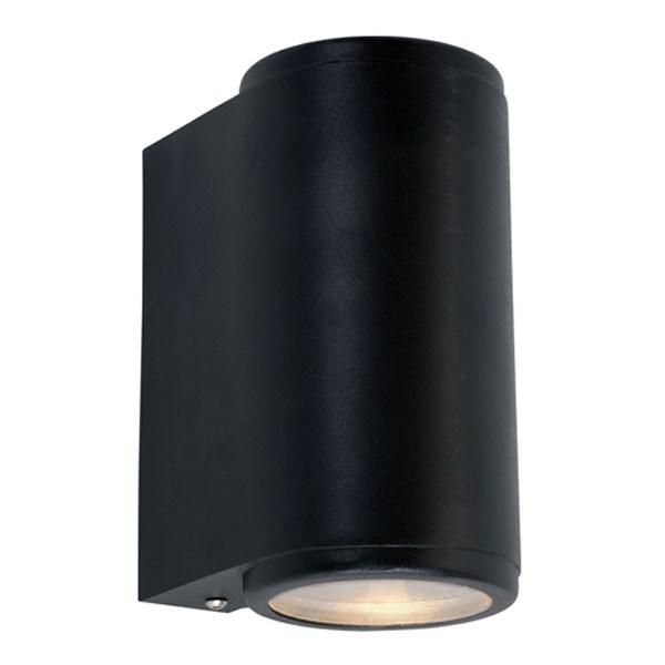 Mandal Up & Down Outdoor Wall Light Steel Black - NLYS.1371B